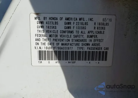 2016 Acura Ilx Premium Package/Technology Plus Package from USA, damaged, VIN 19UDE2F79GA000877